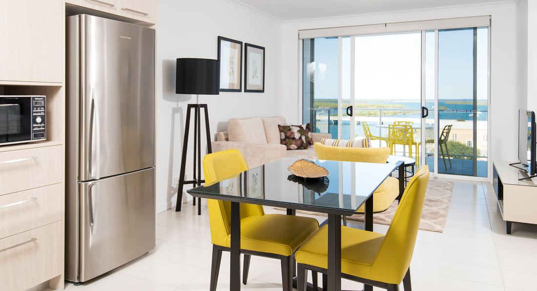 One-bedroom premium pioneer apartment at Riviera Mackay, Australia